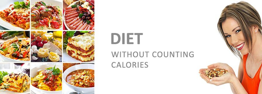 Options for dishes for a diet without a calorie account