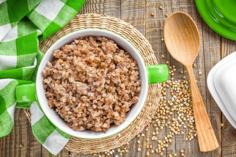 Buckwritten porridge