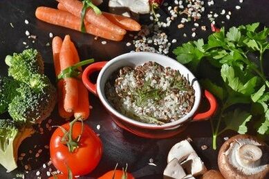 Estimated menu for scheme for a healthy diet