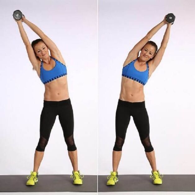 It bends to the side